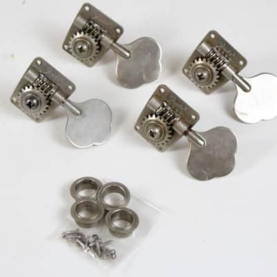 1977 Vintage Fender Mustang/Musicmaster/Coronado II Bass Nickel Tuners Set 1970s USA