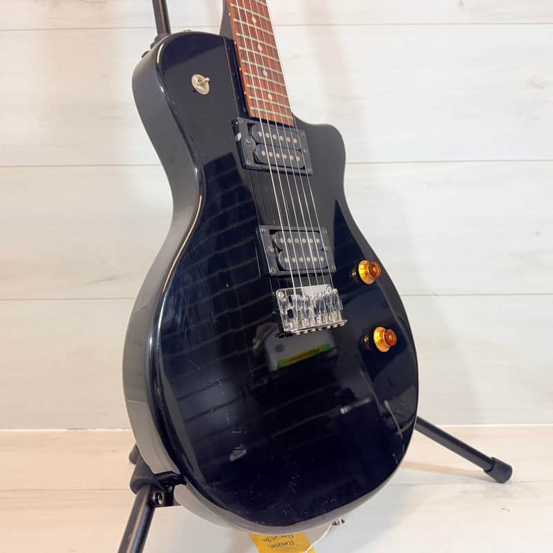 Lyon by Washburn LP Style Electric Guitar Black Double Humbucker Electric Guitar image 1