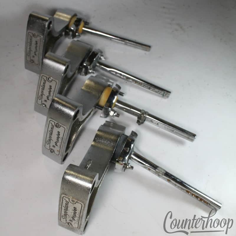 Slingerland 4x Double Set-O-Matic Tom Drum Arm Mounts Short Bass Post 60-70s Set image 1