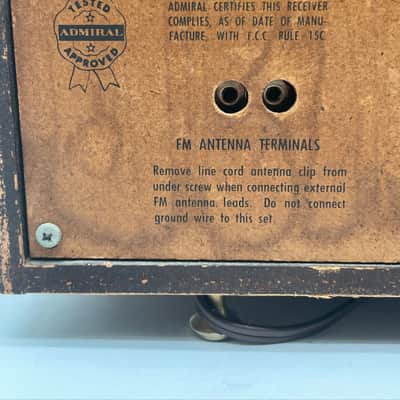 Admiral Automatic Frequently Control Rare Antique Tube Radio Y3631N TESTED READ image 9
