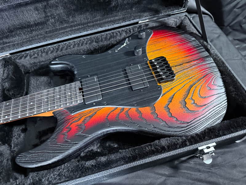 2025 ESP LTD SN-1000 HT - Fire Blast w/ Hard Case image 1