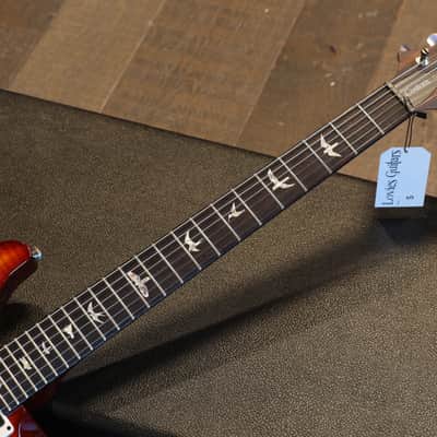 Minty! 2020 PRS Custom 24 Piezo Electric Guitar Sunburst + OHSC image 6