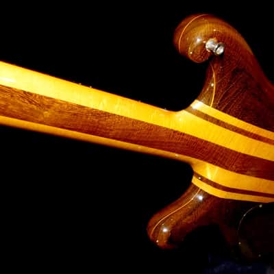 J. K. LADO SUPER FALCON II 1981 Natural. SOLID WOOD BASS. Incredible Sound. HANDBUILT. Beautiful. image 13