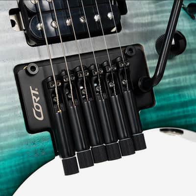 Cort Space 6GTR Electric Guitar w/Gig-bag. Semi Gloss Lagoon, B-Stock image 8