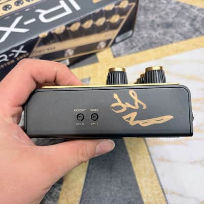 Friedman IR-X Dual Tube Preamp Limited Edition - Reverb Exclusive 2023 - Black / Gold with Signature image 6
