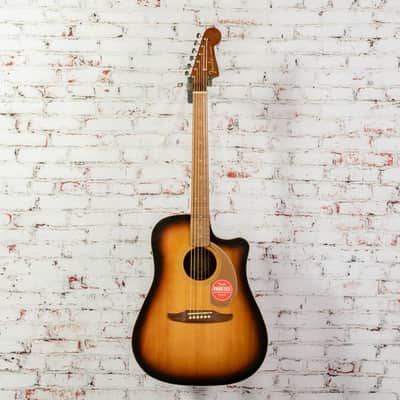Fender Redondo Player Acoustic/Electric Guitar Sunburst x6982 image 2