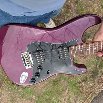 Squire Double Fat Standard HSS - Purple Bild 1