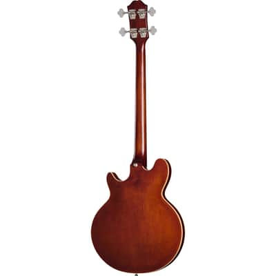 Epiphone Jack Casady Fretless Bass Guitar - Aged Royal Tan image 3