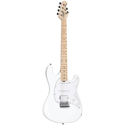 Sterling Intro Series Cutlass HSS Electric Guitar, Canvas White image 2