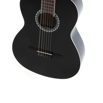 GEWA Basic 4/4-Size Classical Guitar Set - Black Finish​ w/ Gig Bag and Tuner image 3