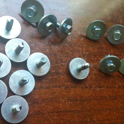 Ludwig 15 HEX Lug MOUNTING SCREWS PARTS 5/8" / 3/8" FOR WOOD DRUM image 2