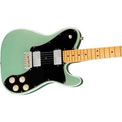 Fender American Professional II Tele Deluxe MN (Mystic Surf Green) - Electric Guitar image 3