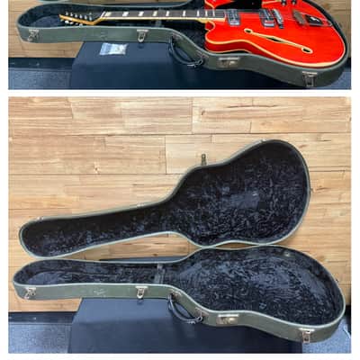 Fender Coronado II Hollow Body Guitar - 1967 - Cherry Red- Refinished back 6lbs w/Hard Case image 24