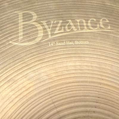 Meinl 14" Byzance Vintage Sand Hi-Hat (Pair) 2010 - Present - Sandblasted image 3