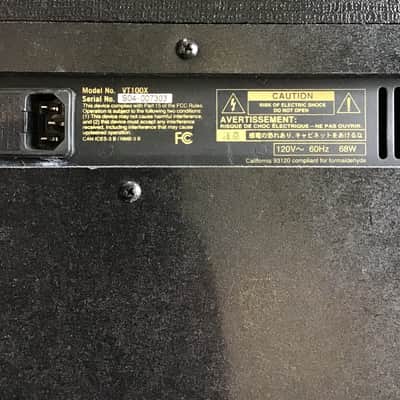 VOX VT100X LATE 2000’s - BLACK image 10