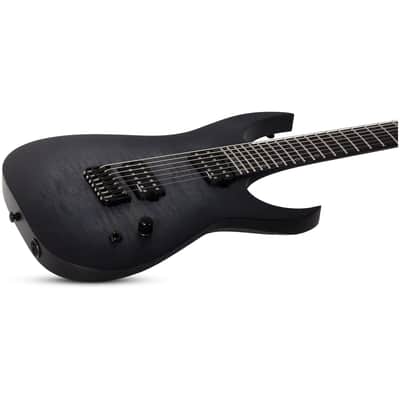 Schecter Keith Merrow KM7 MKIII Legacy Electric Guitar, 7-String, Tri-Black Burst, Open Box (Very Good) image 4