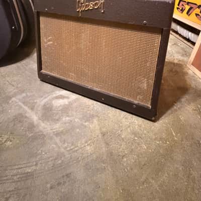 Gibson  GA-6 1957 - Black/Brown and Gold image 6