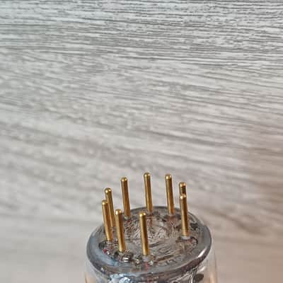 Superb NOS 1968 PHILIPS AMPEREX e88cc 6922  like CV2492 ecc88 6dj8 CCA Valvo print perfectly balanced and very strong, gold pins best audio tube, for EMI redd 47 Bild 8