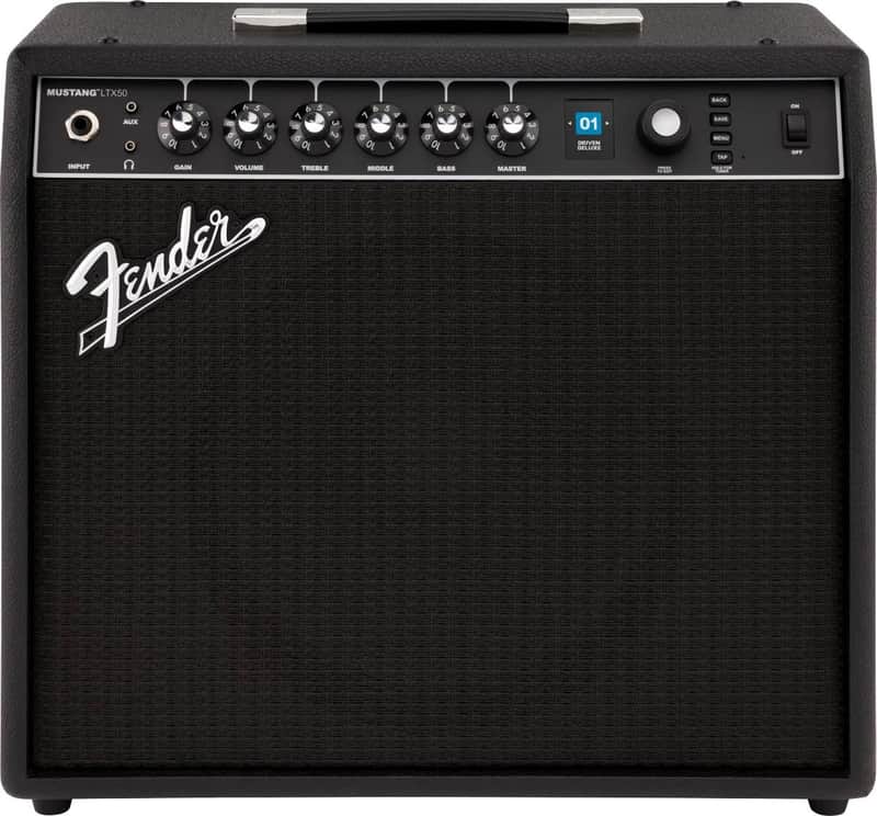 Fender Mustang LTX50 50-Watt 1x12" Digital Modeling Guitar Combo - Black image 1