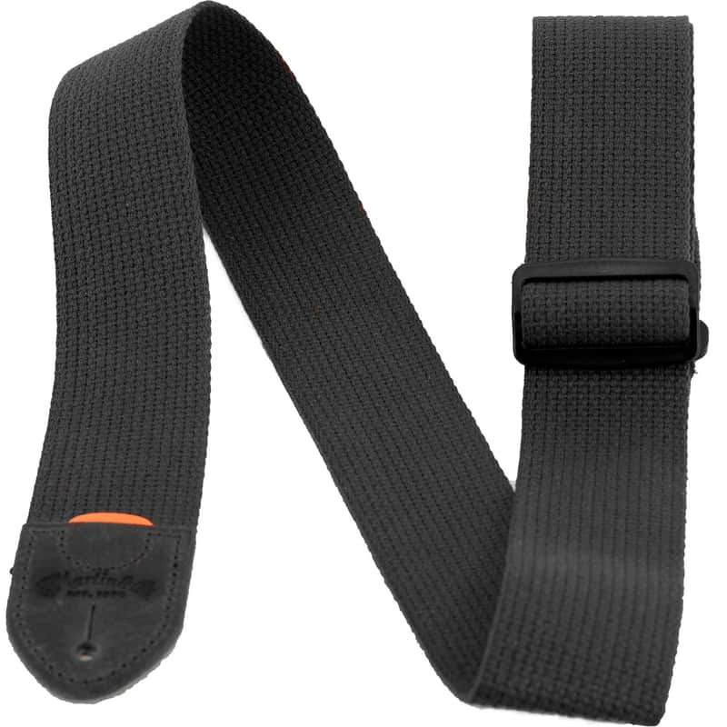 Martin  Basic Cotton Weave Strap with Pick Holder Black image 1