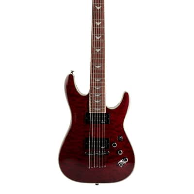 Schecter Omen Extreme-7 - Black Cherry image 1