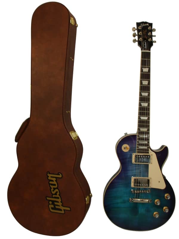 2024 Gibson Les Paul Standard 60's Figured Top Electric Guitar, Blueberry Burst w/ Case image 1