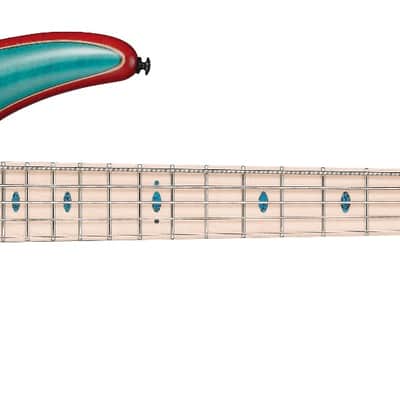 Ibanez SR1425B CGL - Caribbean Green Low Gloss image 23