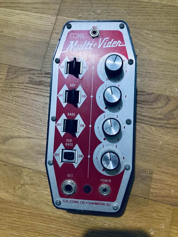 Conn multivider 1960s - red -Rare Octave Divider image 1