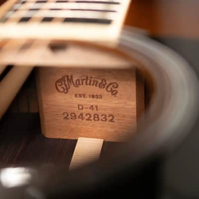 Martin D-41 Dreadnought Acoustic Guitar - 1933 Ambertone with Hardshell Case image 19