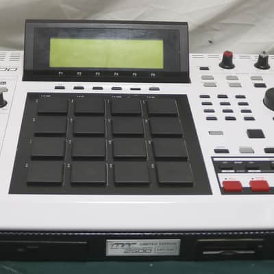 Akai MPC 2500 Limited Edition 247/500 White W/ Carbon fiber Print Sides image 1