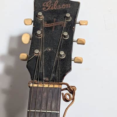 1944 Original Gibson LG2 Banner Acoustic Vintage with Original Case - FON 2975 - Fair Condition Needs Work - Not a Reissue - Open to Offers image 3
