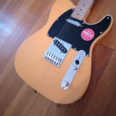 Squier Affinity Telecaster with Maple Fretboard, String Through Body 2021 - Present - Butterscotch Blonde image 3