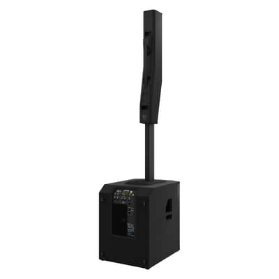 2x Electro-Voice EVOLVE 90 Powered Column Array Black + Odyssey FZEVOLVE90W Case image 7