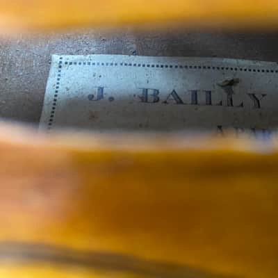 SALE! Excellent French violin labeled by Jenny Bailly, 1950,Rampal's certificate, Video! image 10