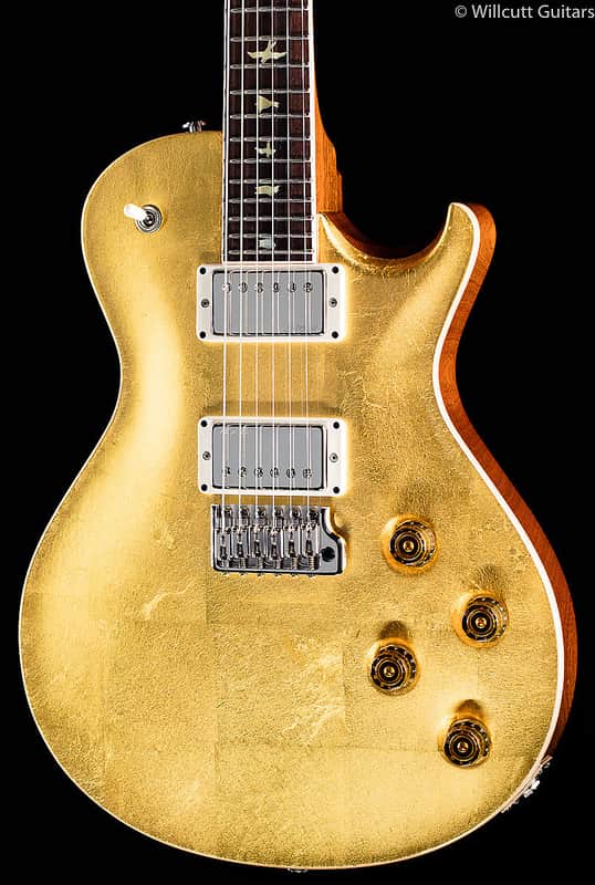 PRS Private Stock 6450 McCarty Singlecut 24-Fret Gold Leaf Guitar of the Month image 1