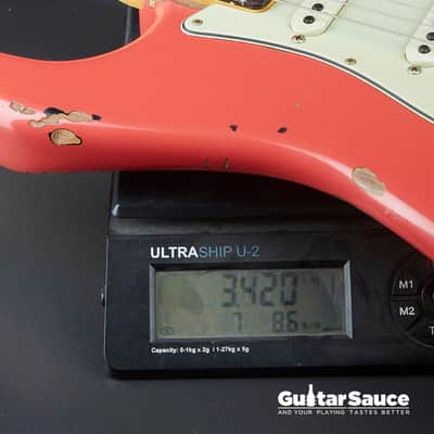 Fender Custom Shop 63 Stratocaster Landau Fiesta Red Over Sunburst 2024 (Cod. 1498UG) image 17