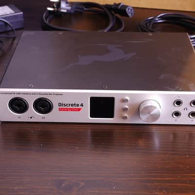 Antelope Audio Discrete 4 Synergy Core Thunderbolt / USB Audio Interface with Onboard DSP 2019 - Present - Silver image 2