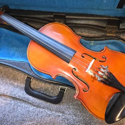 Suzuki No. 220 1/4 Violin, Japan 1986, with Bow & Case. Very Good Condition image 11