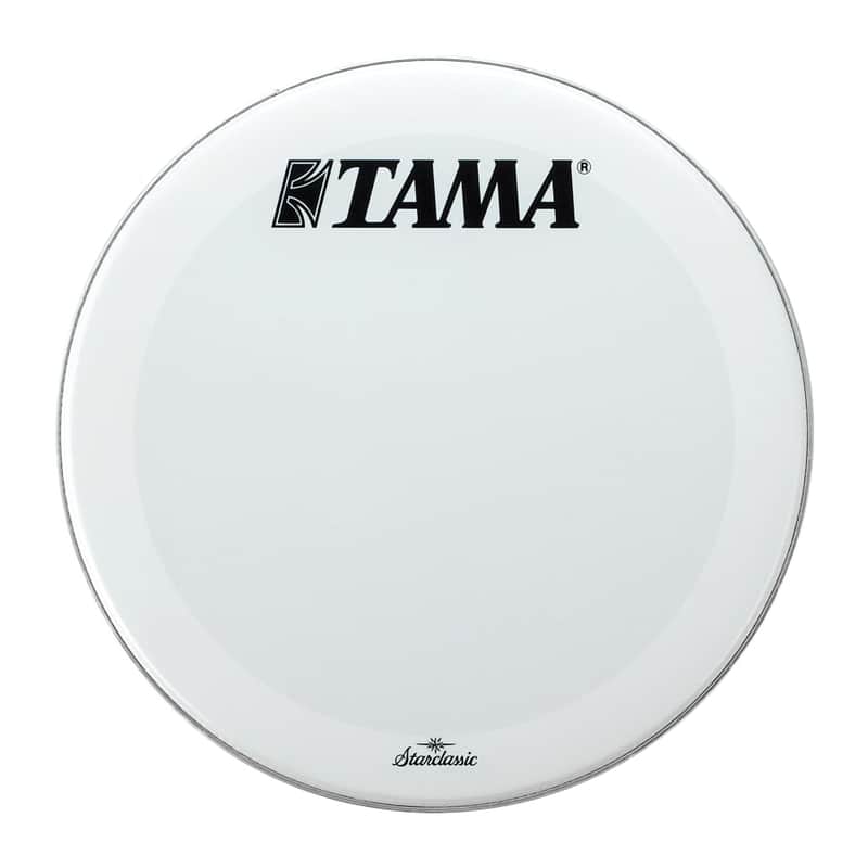 Tama Bass Drum Logo Head 20" Smooth White w/Starclassic Logo image 1