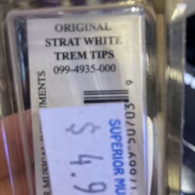 Fender Original Strat White Trem Tips - White image 2