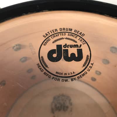 Rare Vintage DW Plaid Red Snare Drum 10x8 image 5