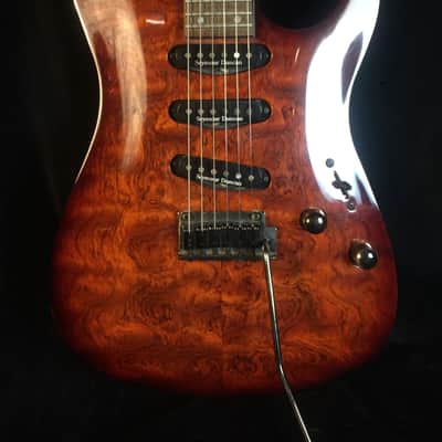 Fender Showmaster QBT SSS Quilt Bubinga Electric Guitar - Seymour Duncan Pickups image 3