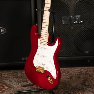 Fender Richie Kotzen Stratocaster, Maple Fingerboard Electric Guitar - Transparent Red Burst with Gig Bag - Demo image 11