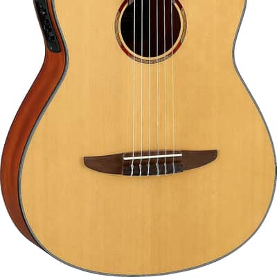 Yamaha NCX1 Acoustic-Electric Classical Guitar, Solid Spruce Top image 1