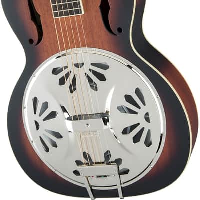 Gretsch G9220 Bobtail Round-Neck A.E., Mahogany Body Spider Cone Resonator Guitar, Fishman Nashville Resonator Pickup, 2-Color Sunburst image 7