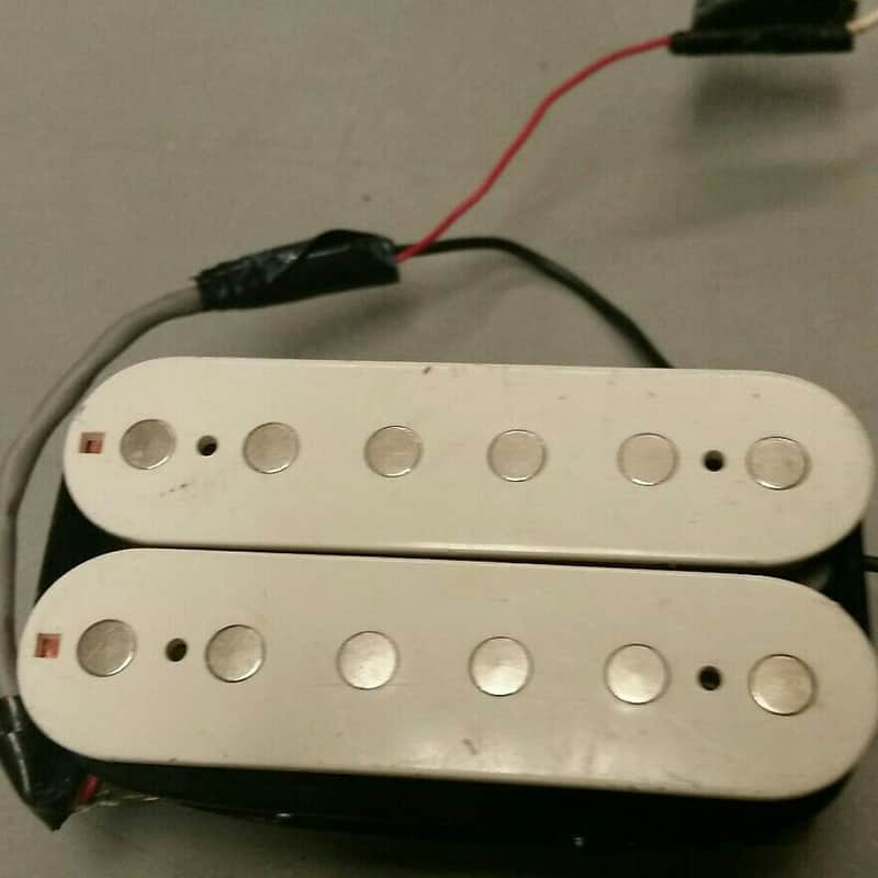 Humbucker  Stacked Humbucker   White image 1