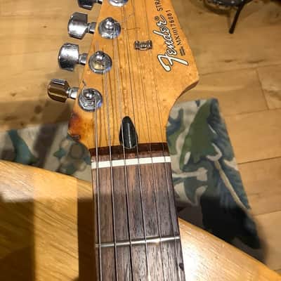 Fender Deluxe Lone Star Stratocaster 2010 - sanded back and Relic finish, with upgrades image 5