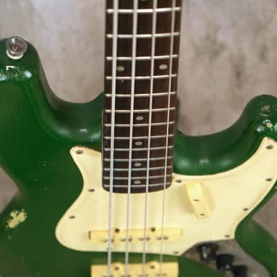 Luthier Made Jazz Bass 2023 - Aged British Racing Green image 23