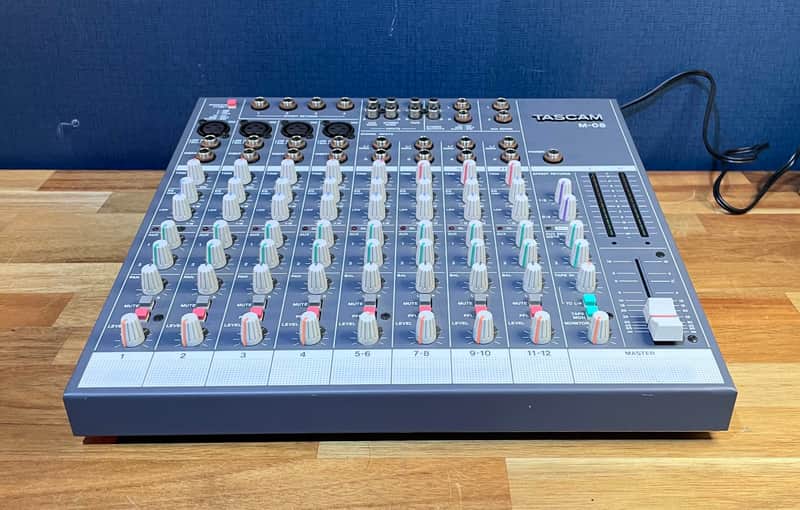 TASCAM M-08 8 Channel Analog Mixer - Vintage Mixing Console | Reverb