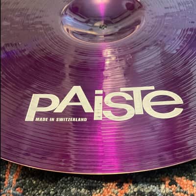 Paiste 22" 900 Series Color Sound Purple Ride Cymbal image 6